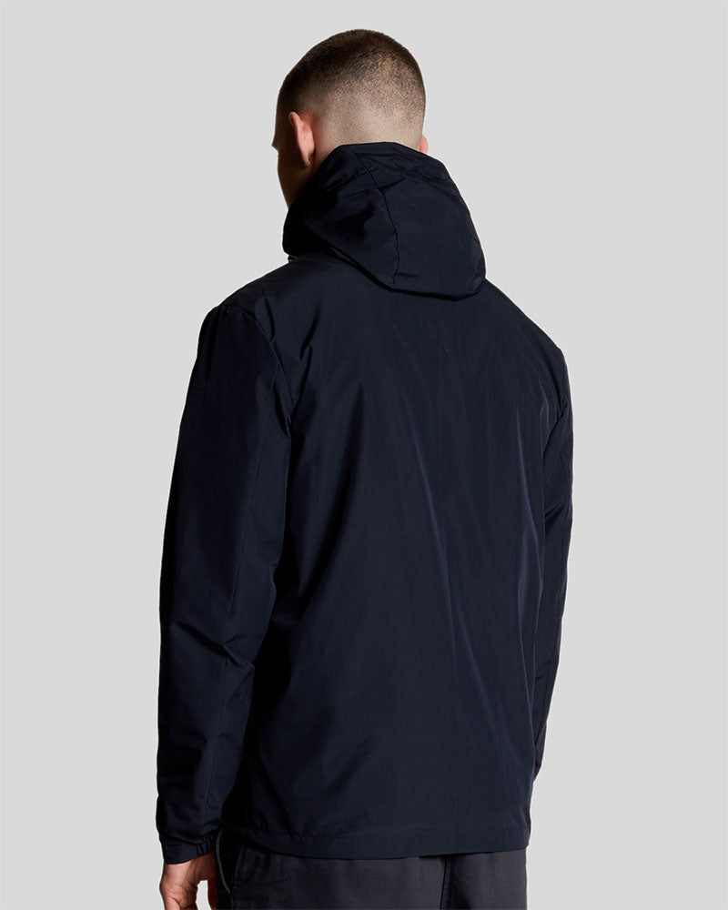 Lyle & Scott Giacca Leggera con Cappuccio Colore Blu Scuro