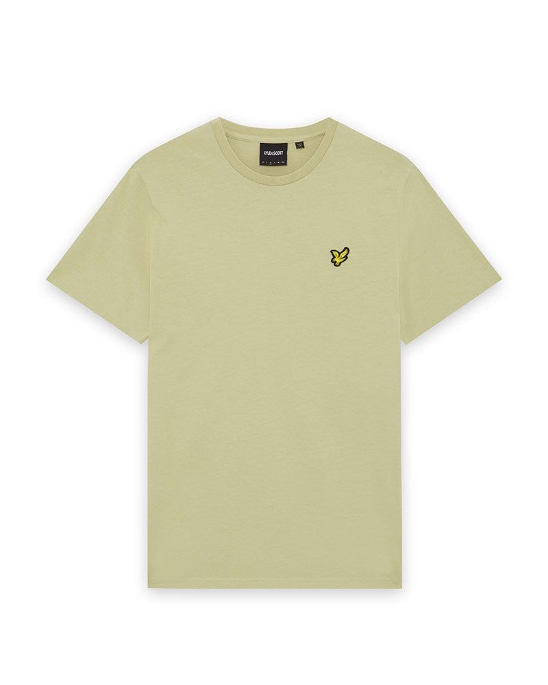 Lyle & Scott T-Shirt Girocollo in Cotone Colore Verde Erba
