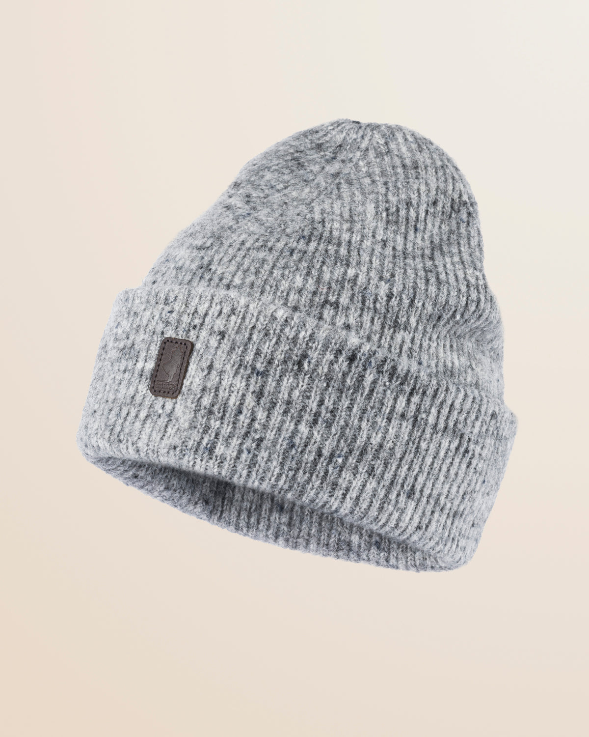 Mcs Berretto Uomo in Maglia con Risvolto Colore Grigio