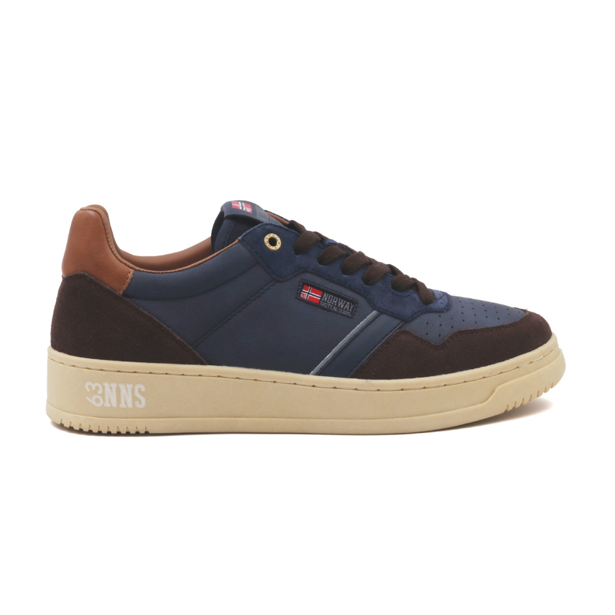 Norway Sneakers Colore Blu e Marrone