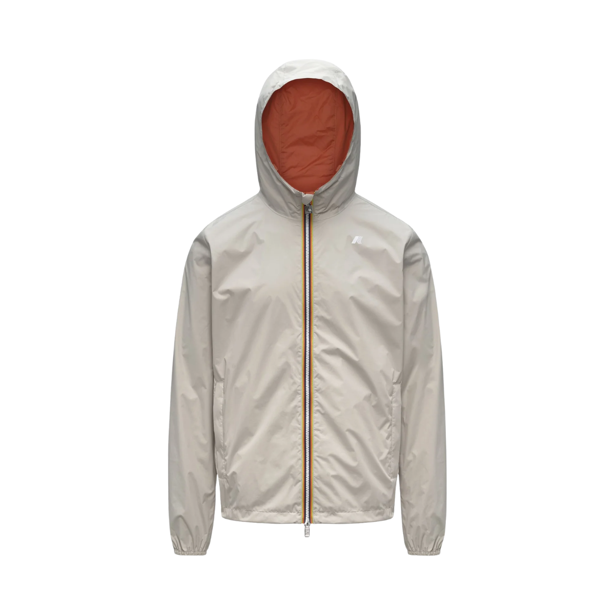 K-Way Jake Plus.2 Reversible Giacca Uomo Beige Lt/Orange Brownish