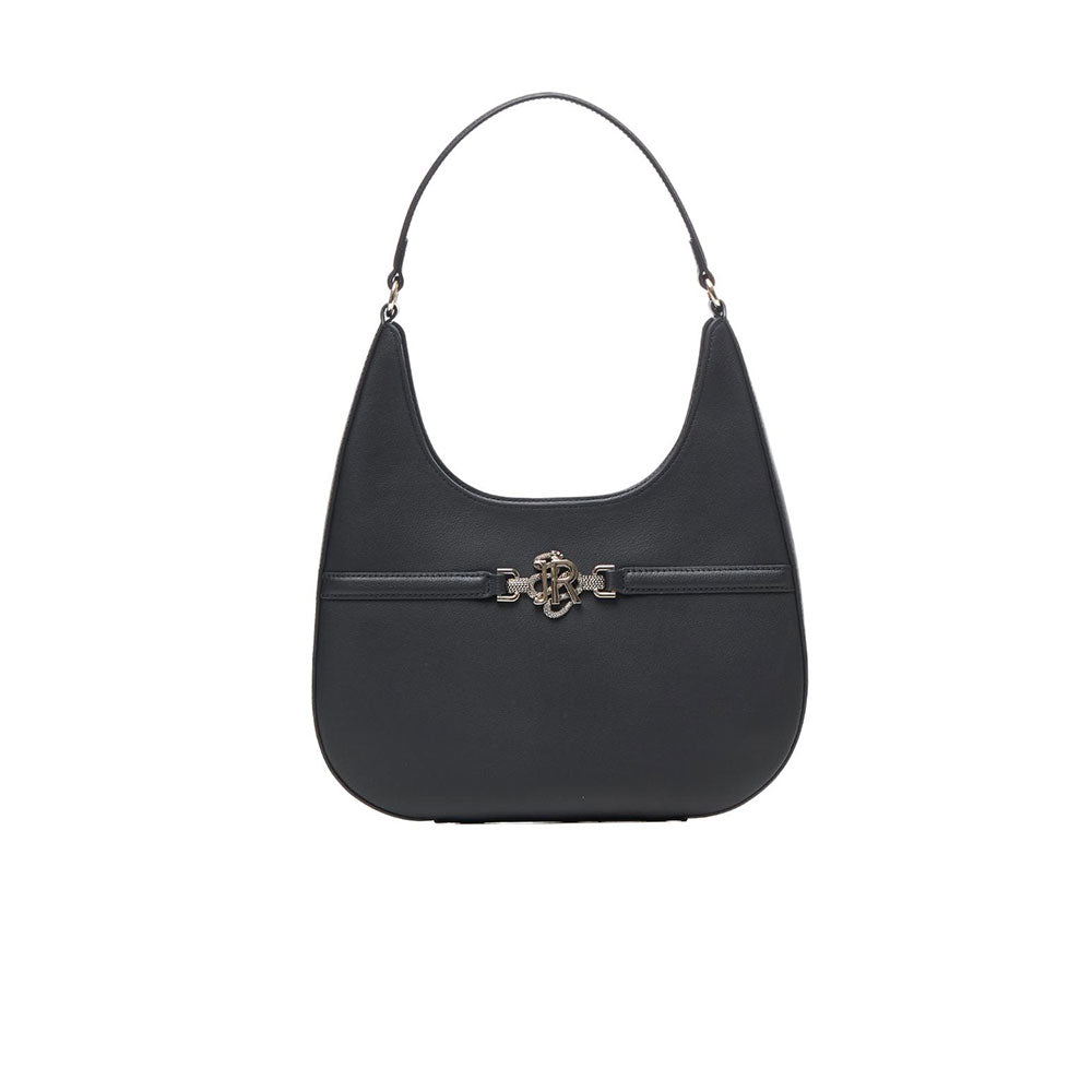 Richmond Borsa a Spalla con Logo Silver Colore Nero