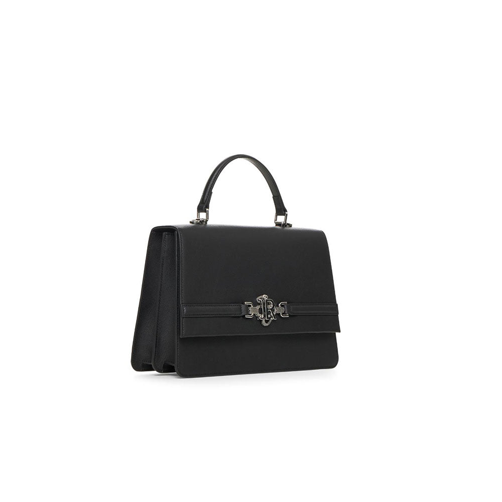 Richmond Borsa con Tracolla Logo Silver Colore Nero