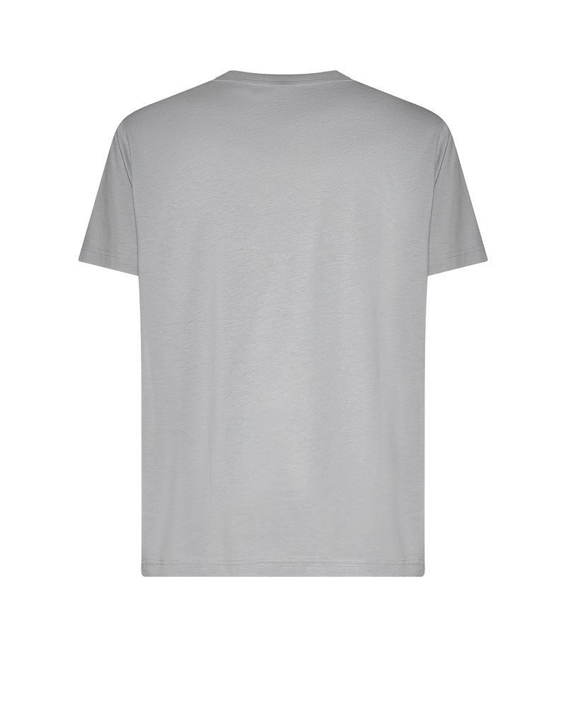 Richmond X T-Shirt con Stampa Nera da Uomo Colore Grigio