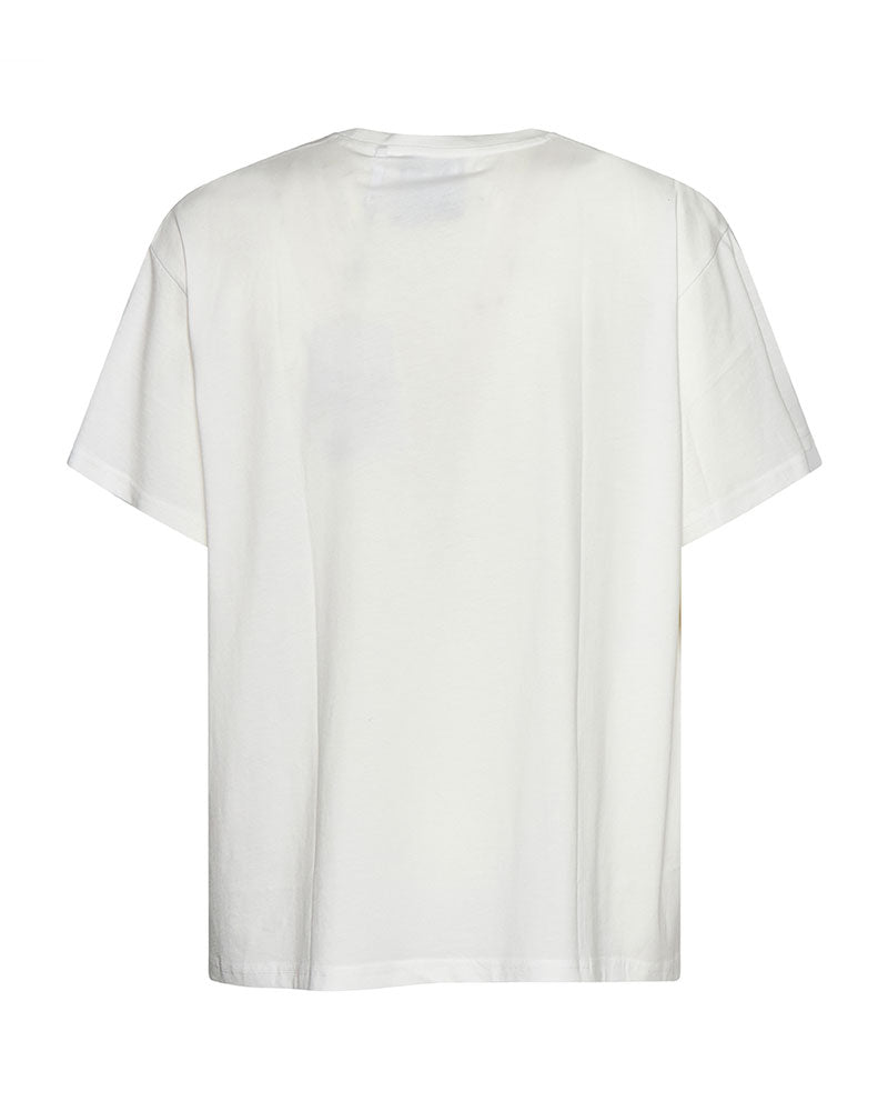Richmond X T-Shirt con Stampa Scritta Colore Off-White