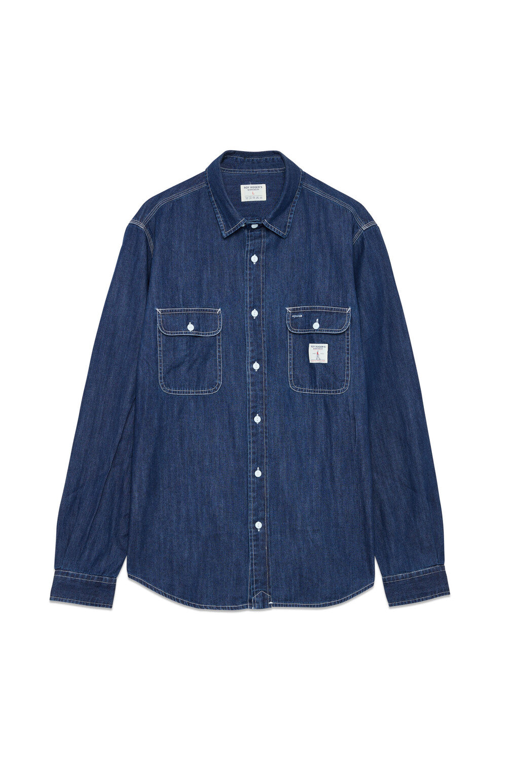 Roy Roger’s Camicia in Denim con Tasche