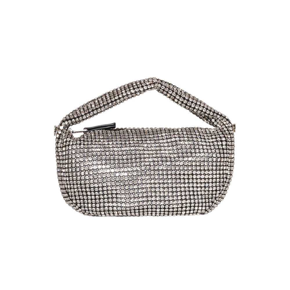 Silvian Heach Borsa a Mano con Glitter Colore Silver