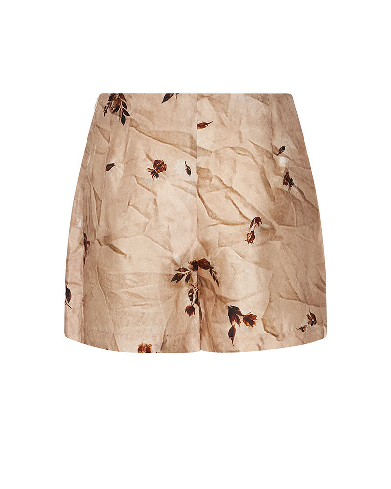 Silvian Heach Gonna Pantalone con Bottoni Laterali Floreale