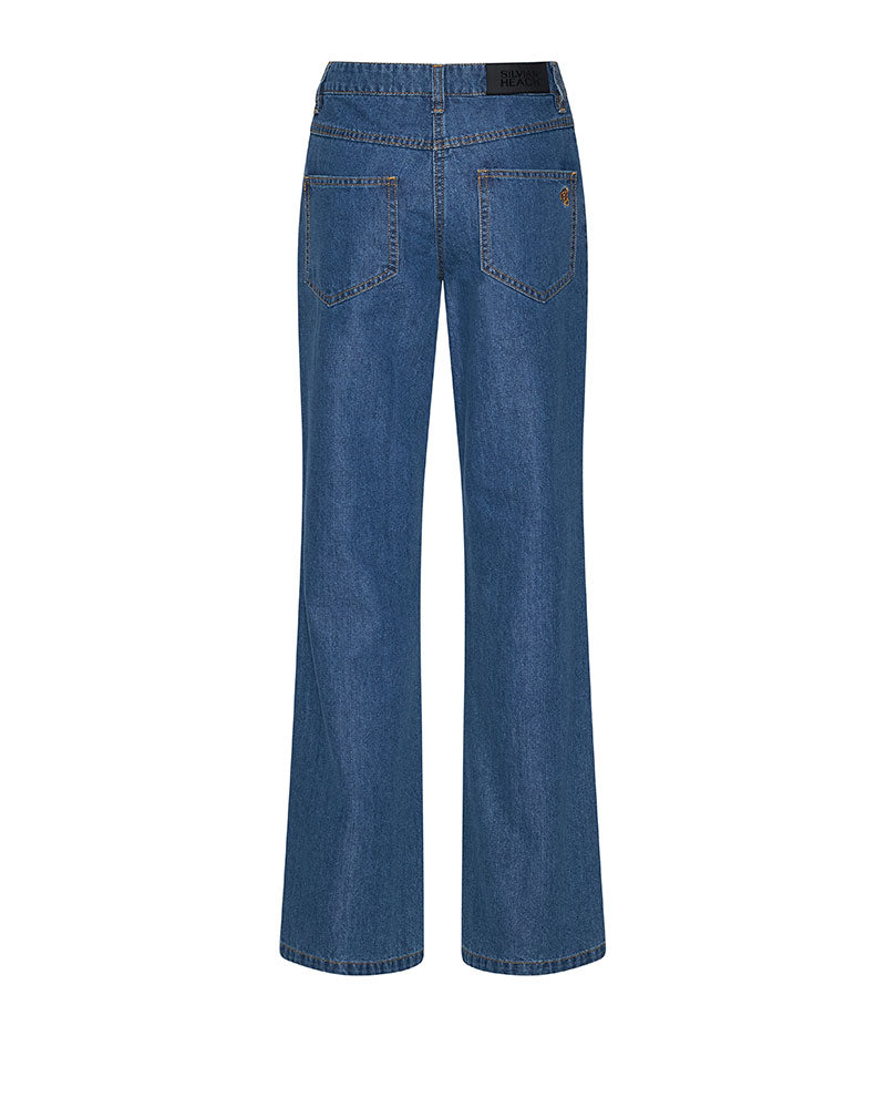 Silvian Heach Jeans in Denim da Donna Colore Blu