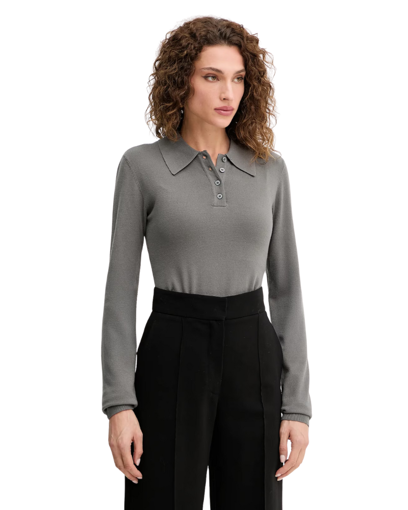 Silvian Heach Polo Bucers Colore Grigio