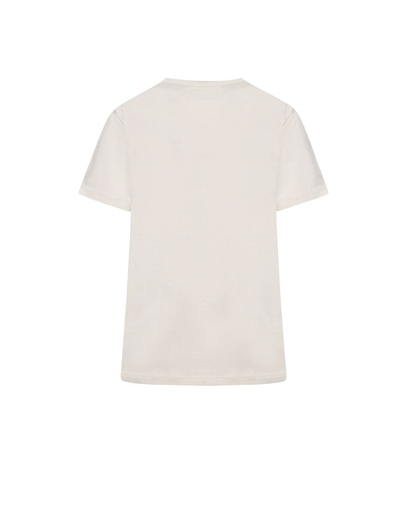 Silvian Heach T-Shirt con Dettaglio Gioiello da Donna Colore Bianco