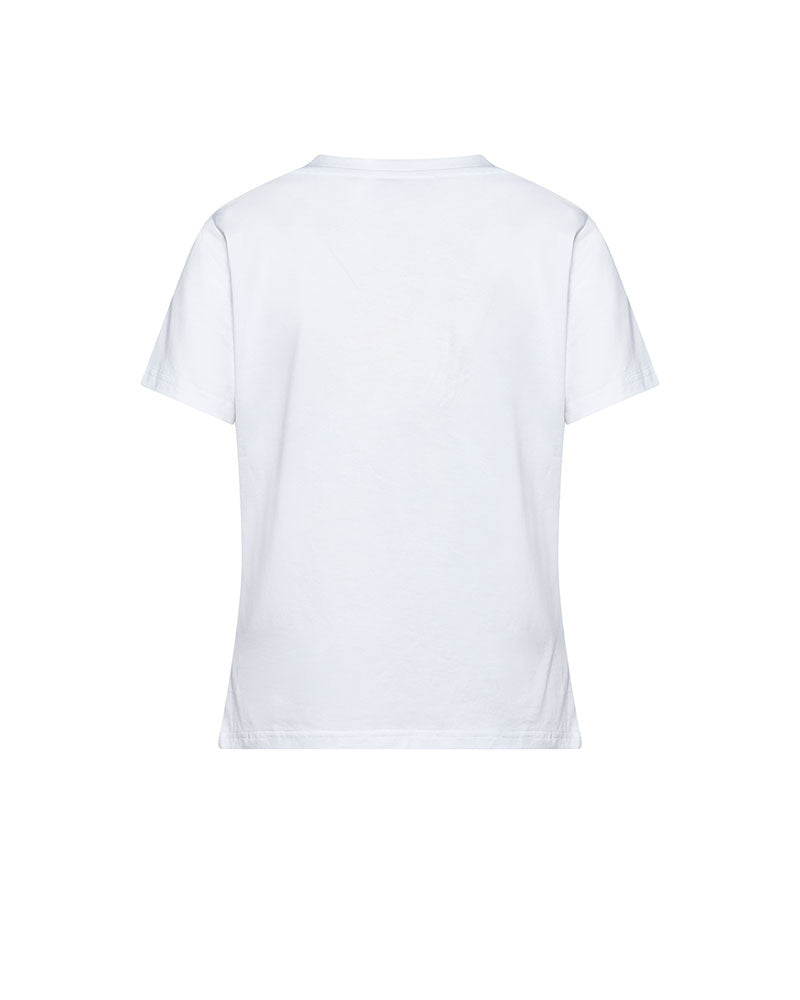 Silvian Heach T-Shirt con Punti Luce Girocollo Colore Bianco