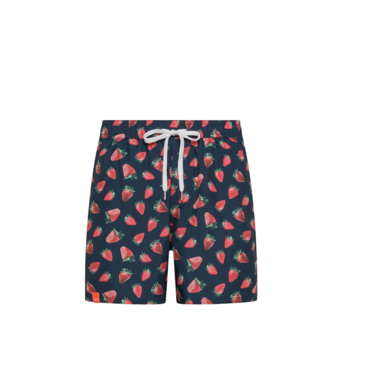 Sun68 Swim Pant Big Print Costume Uomo Colore Rosso e Blu