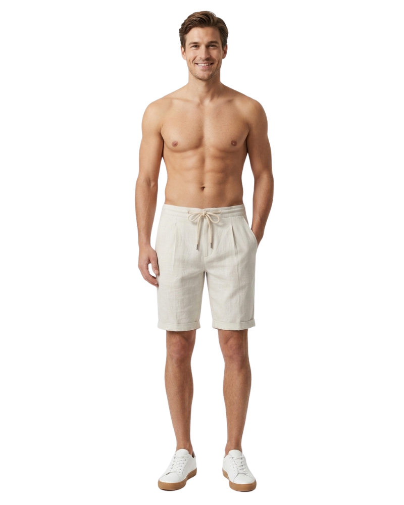 Grillo Sport Bermuda Uomo Colore Bianco con Coulisse