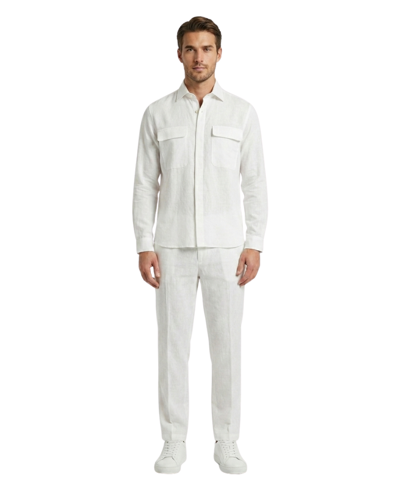 Grillo Sport Pantalone Uomo Colore Bianco Regular Fit