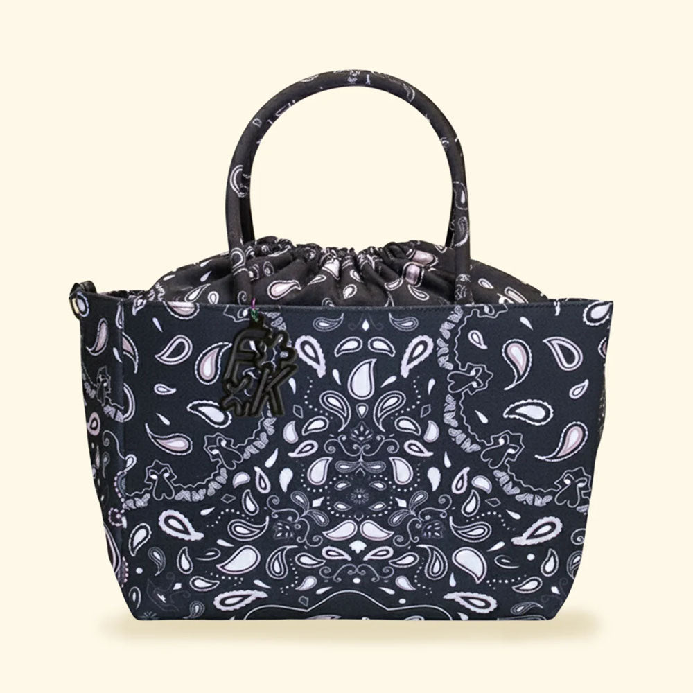 F**k Borsa Mare con Fantasia in Poliestere Colore Blu