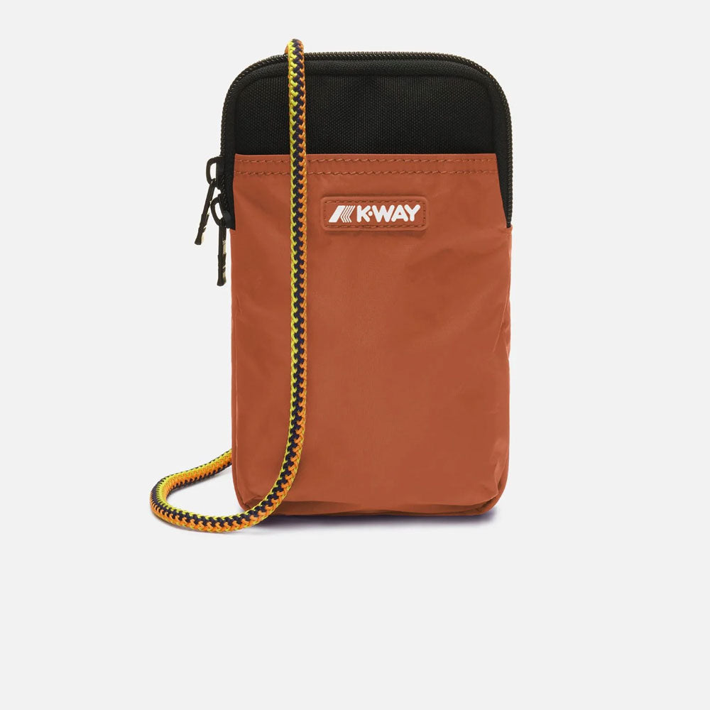 K-Way Porta Cellulare Vitree Colore Arancione