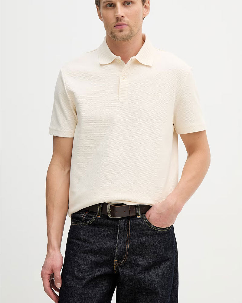 Guess Polo con Logo Colore Beige