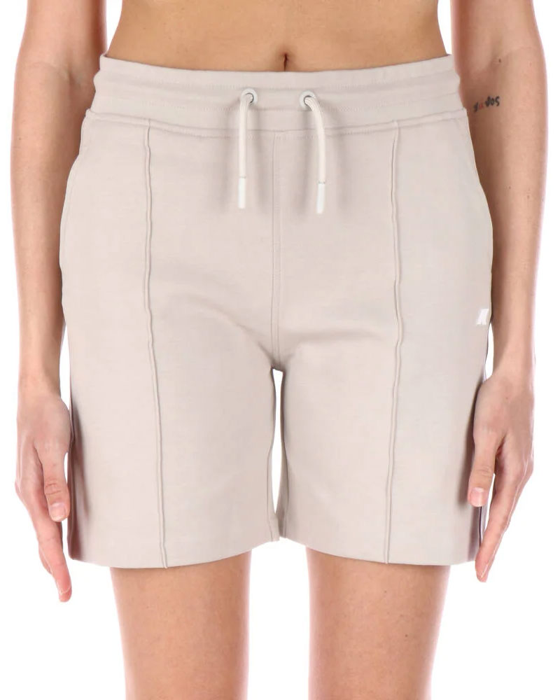 K-Way Pantaloncini Lavigne Interlock Colore Beige