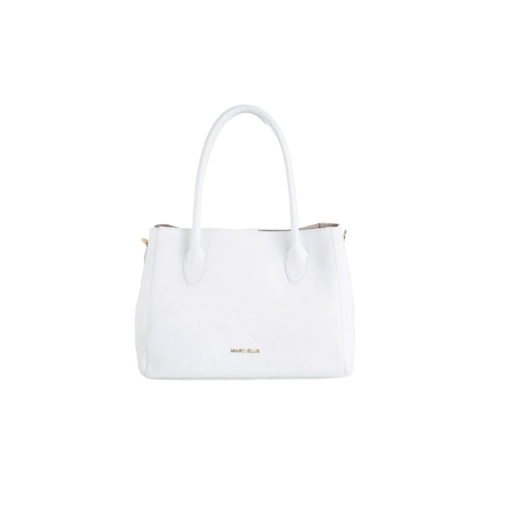 Marc Ellis Borsa Alene Plot Colore Off Blanc/Gold