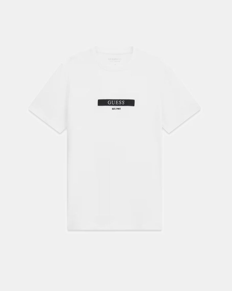 Guess T-Shirt Oversize con Logo Colore Bianco