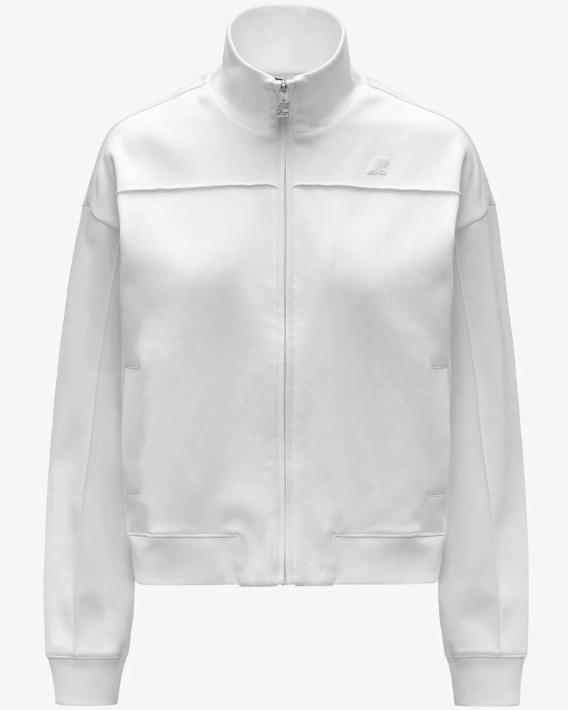 K-Way Felpa Arvinne Interlock Colore Bianco