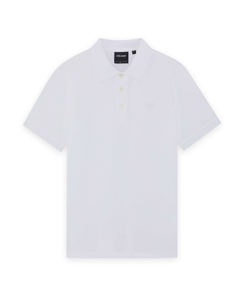 Lyle & Scott Polo in Cotone Superfine Colore Bianco