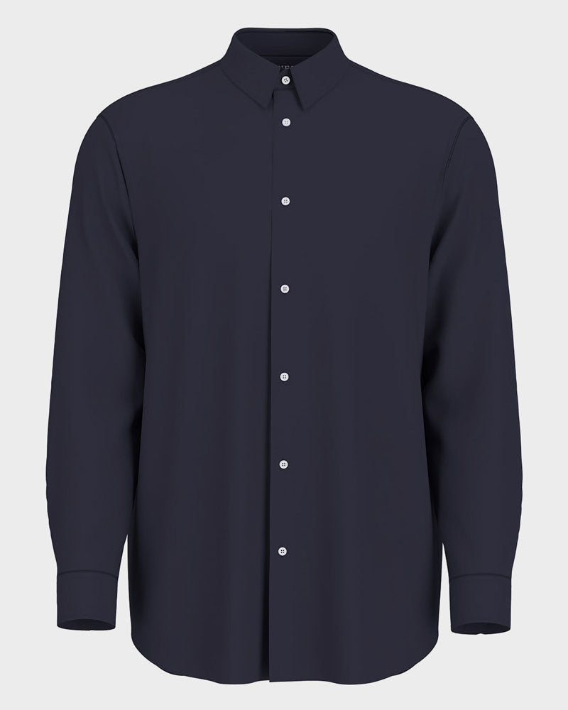 Guess Camicia Vestibilità Regular Colore Blu