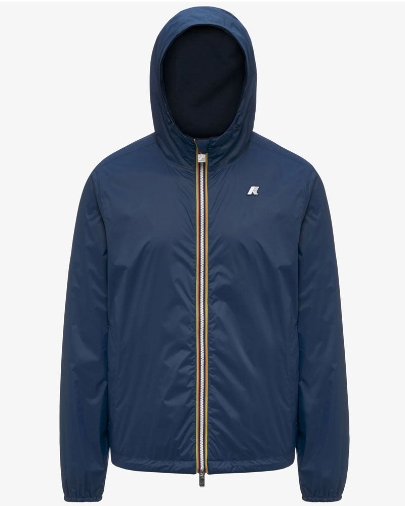 K-Way Giacca Jake Double Interlock Colore Blu Navy/Blu Insignia