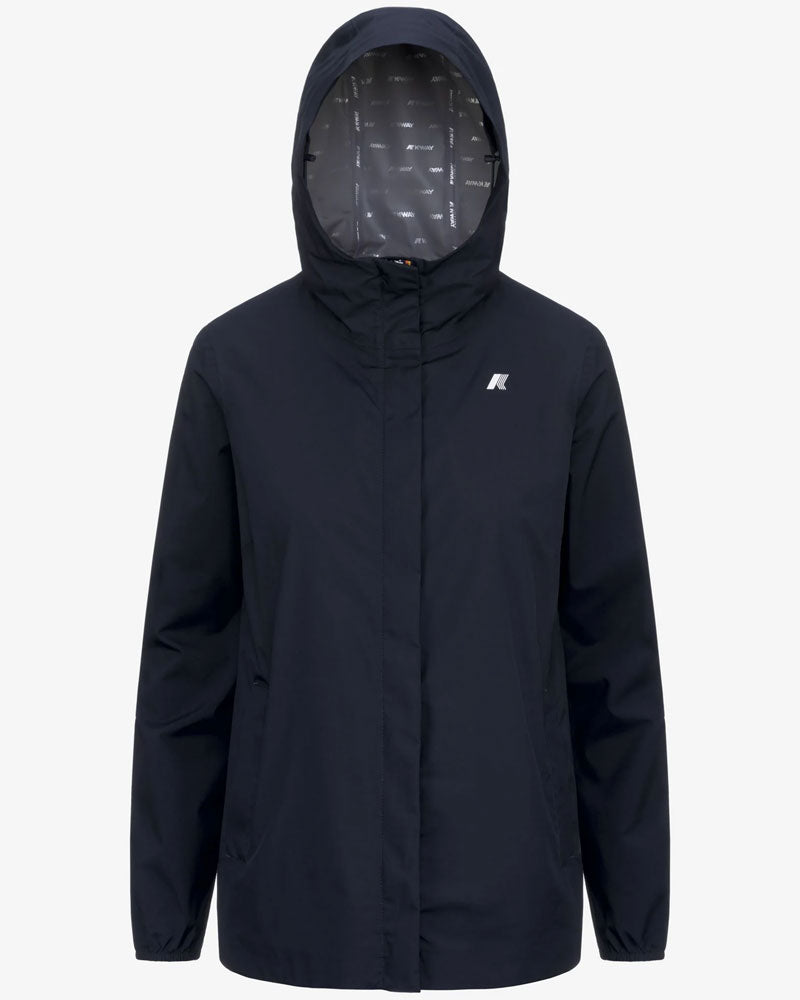 K-Way Giacca Marguerite Stretch Dot Colore Blu Navy