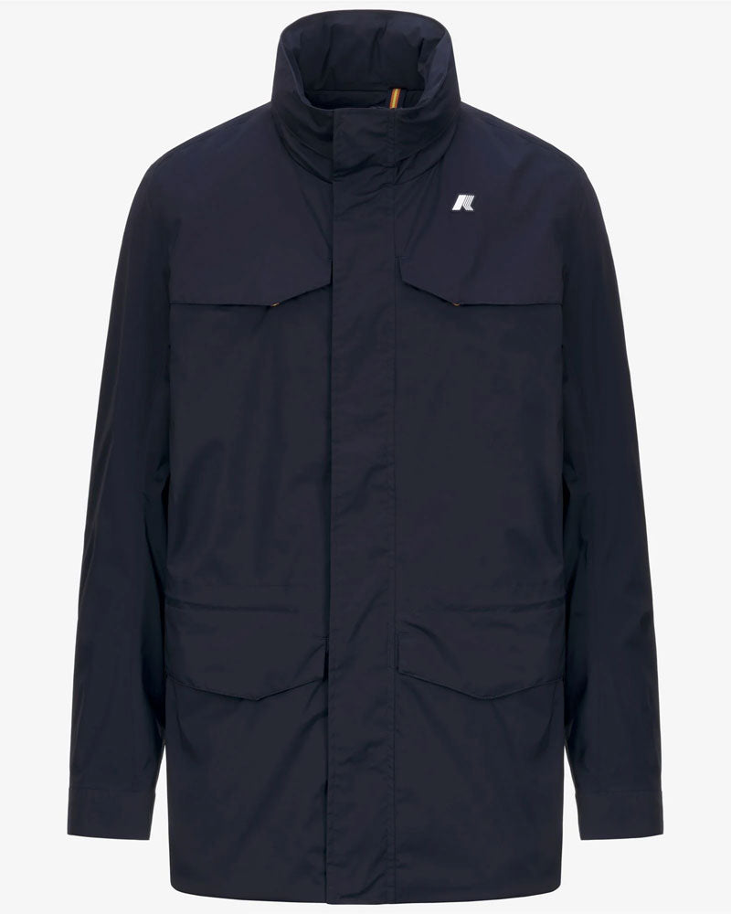 K-Way Giacca Manuel Stretch Nylon Colore Blu Navy