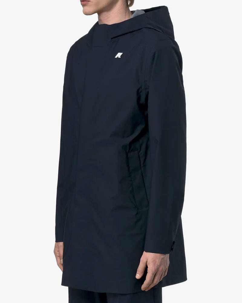 K-Way Giaccone Tommy Stretch 2L Colore Blu Scuro