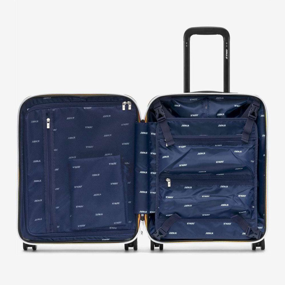 K-Way Trolley Eudoxieur Logo Colore Blu Scuro