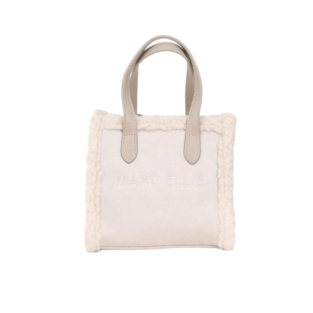 Marc Ellis Borsa Buby Suede L Colore Taupe