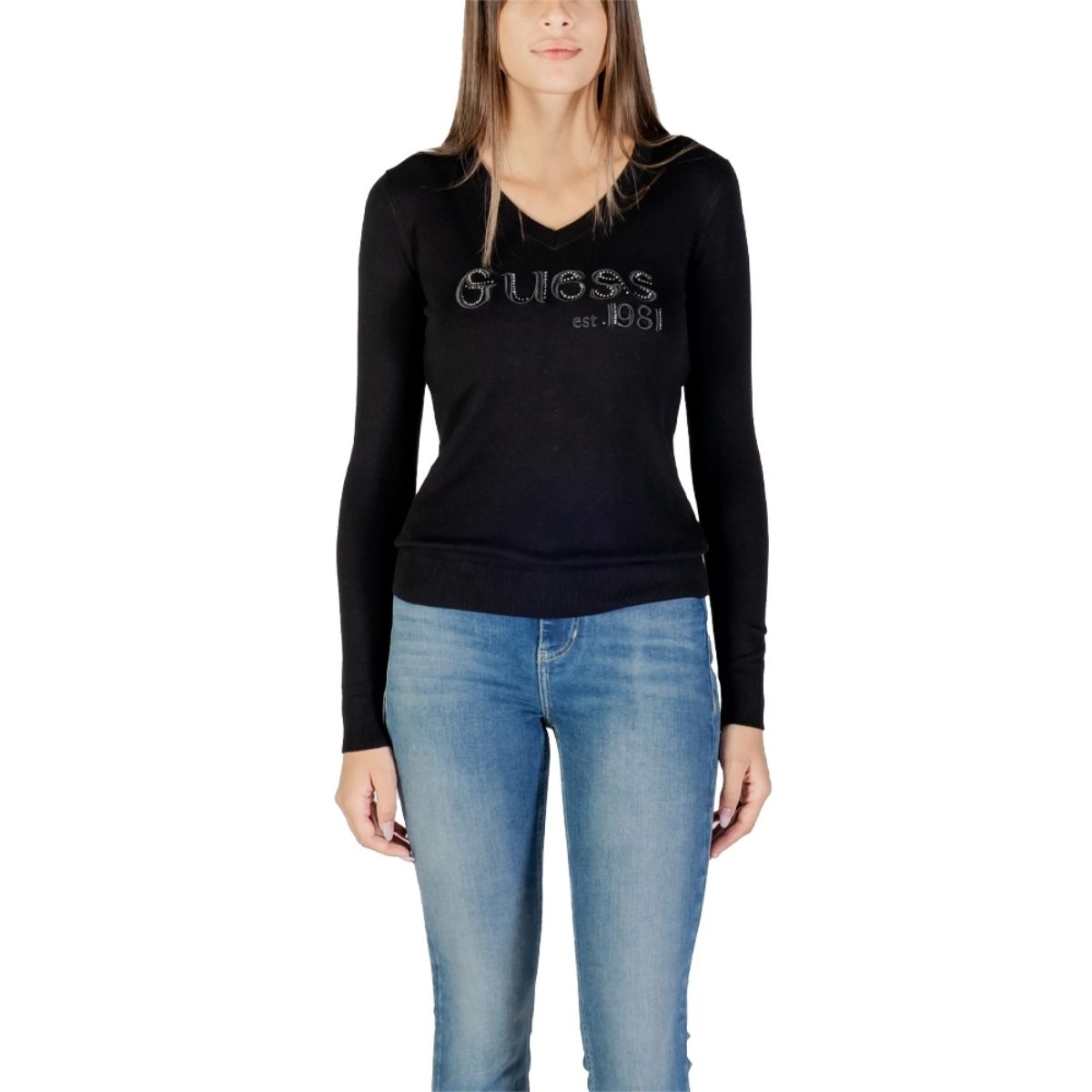 Guess Maglione Saylor Colore Nero da Donna