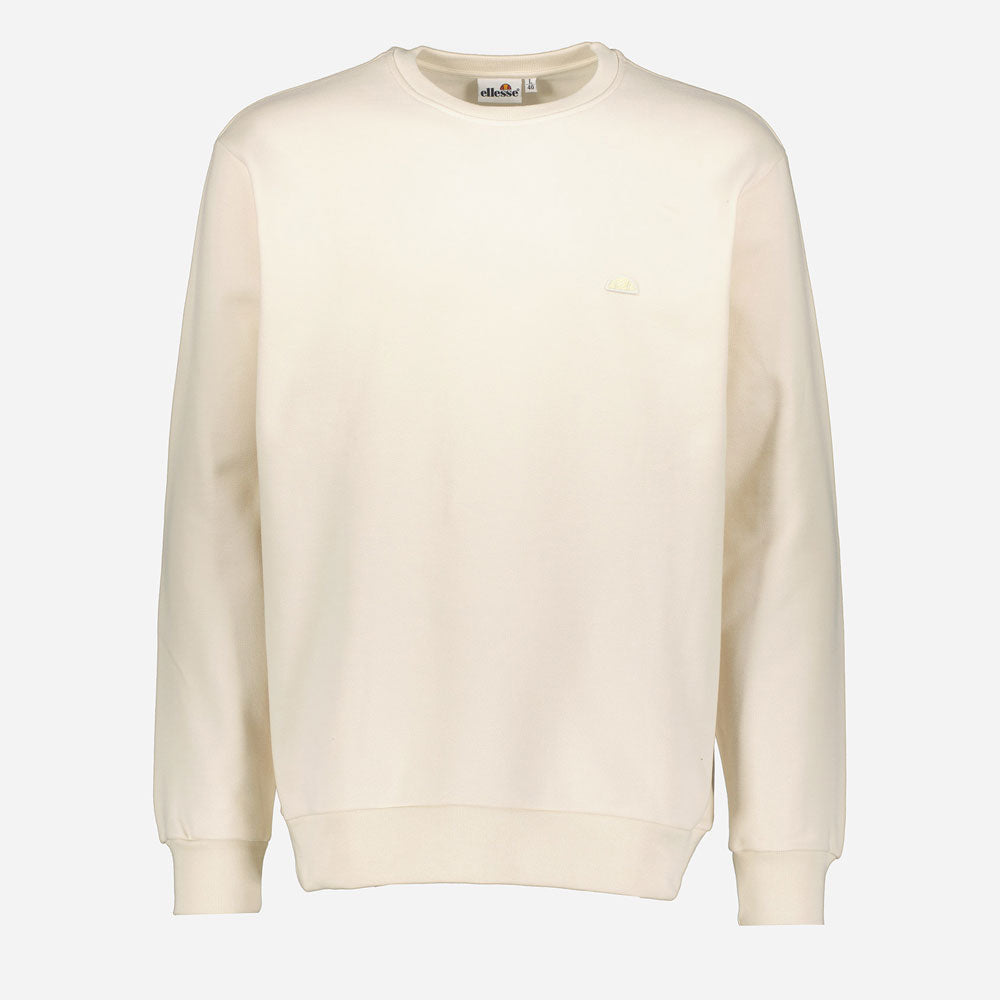 Ellesse Felpa Girocollo con Logo da Uomo Colore Panna