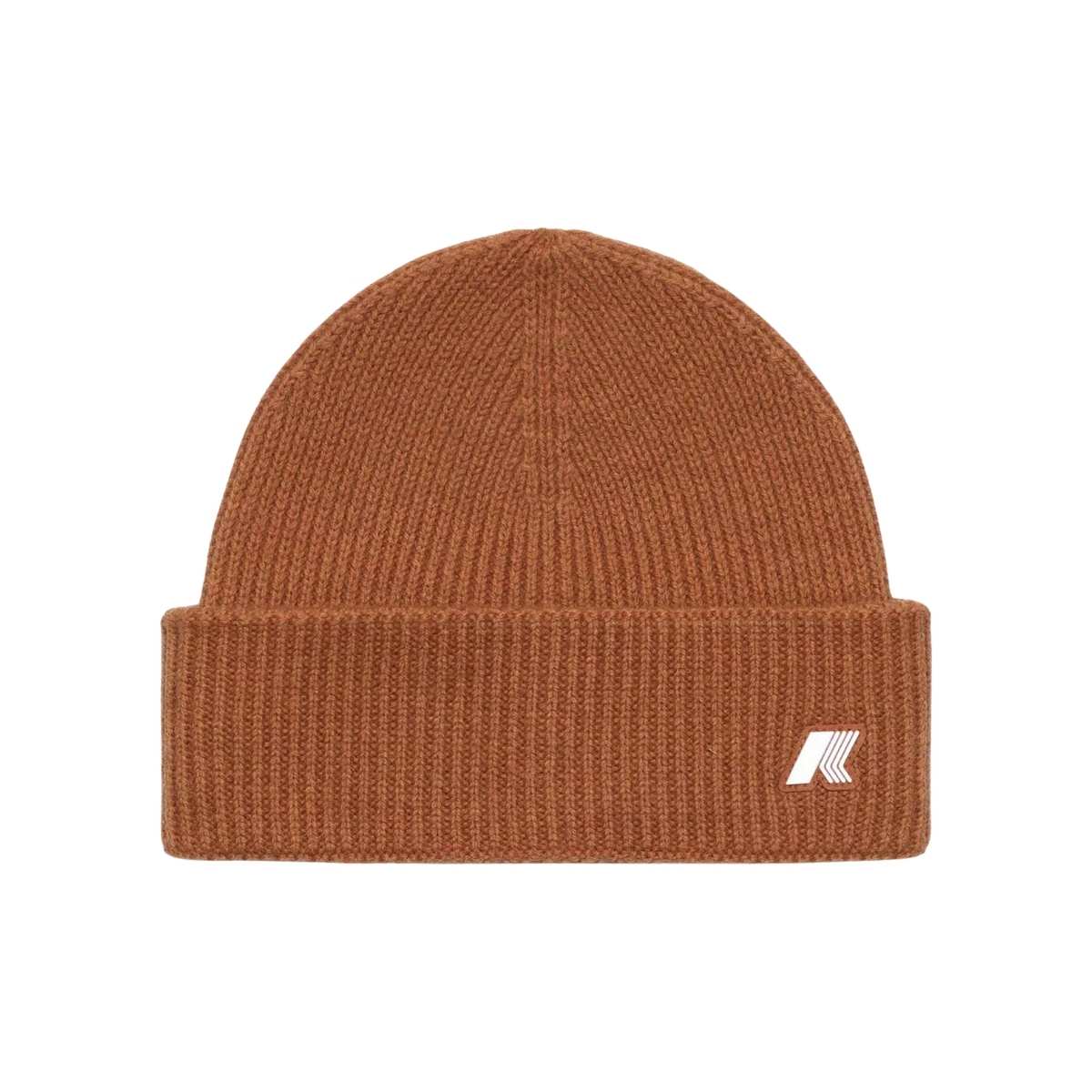 K-way Cappello Brice in Lana con Logo Color Cammello da Uomo 2