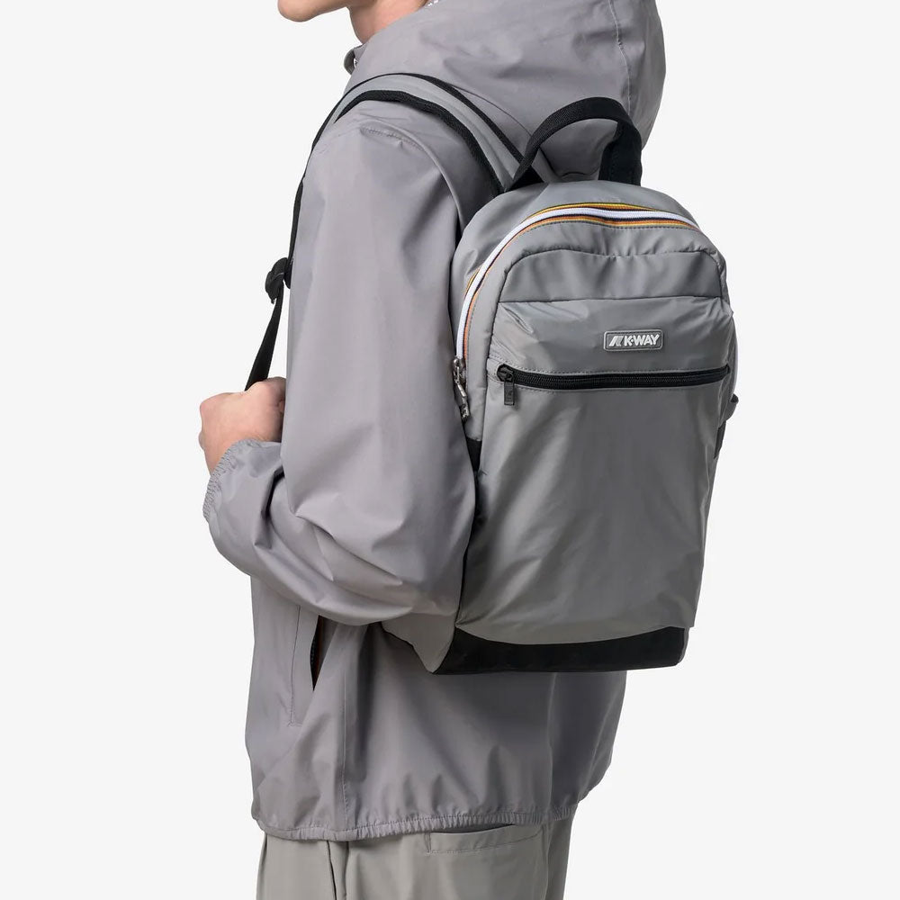 K-Way Zaino Mid Laon Colore Grigio Frost