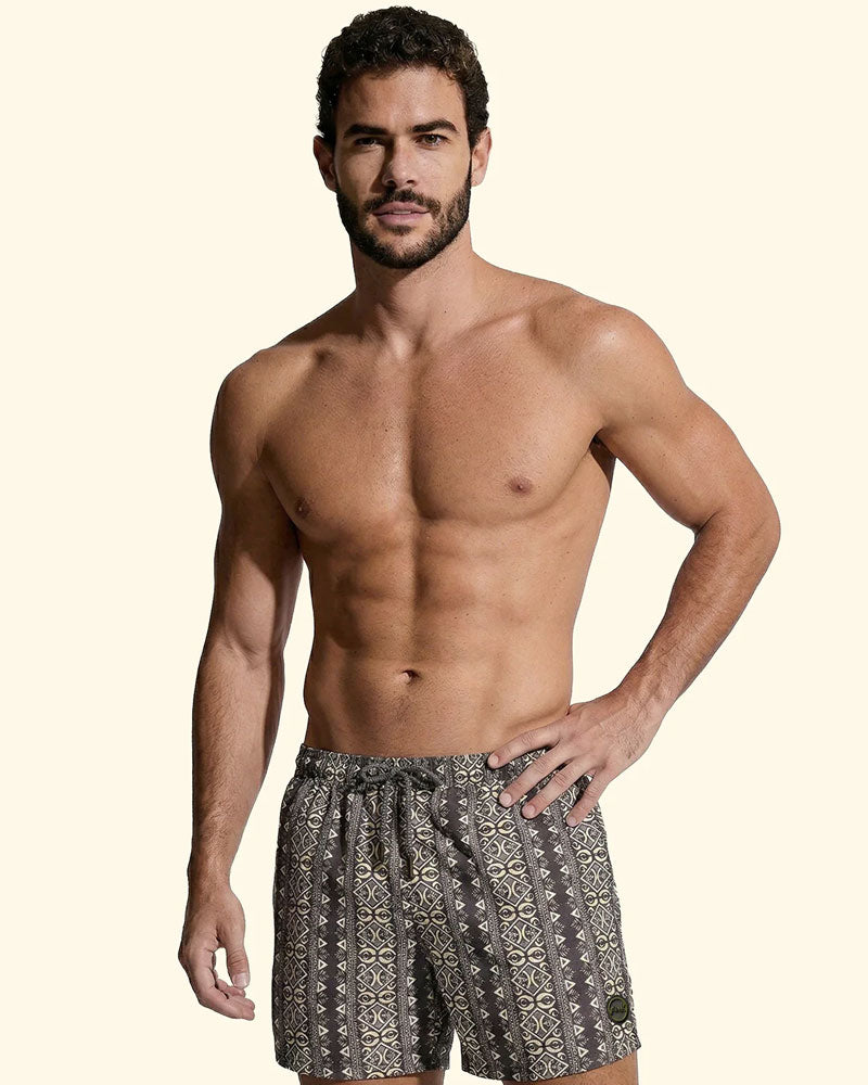 F**k Costume Boxer con Fantasia Colore Grigio