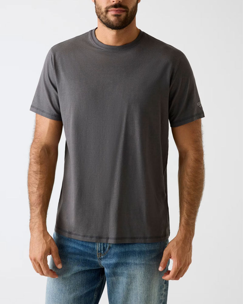 Guess T-Shirt in Modal Colore Grigio
