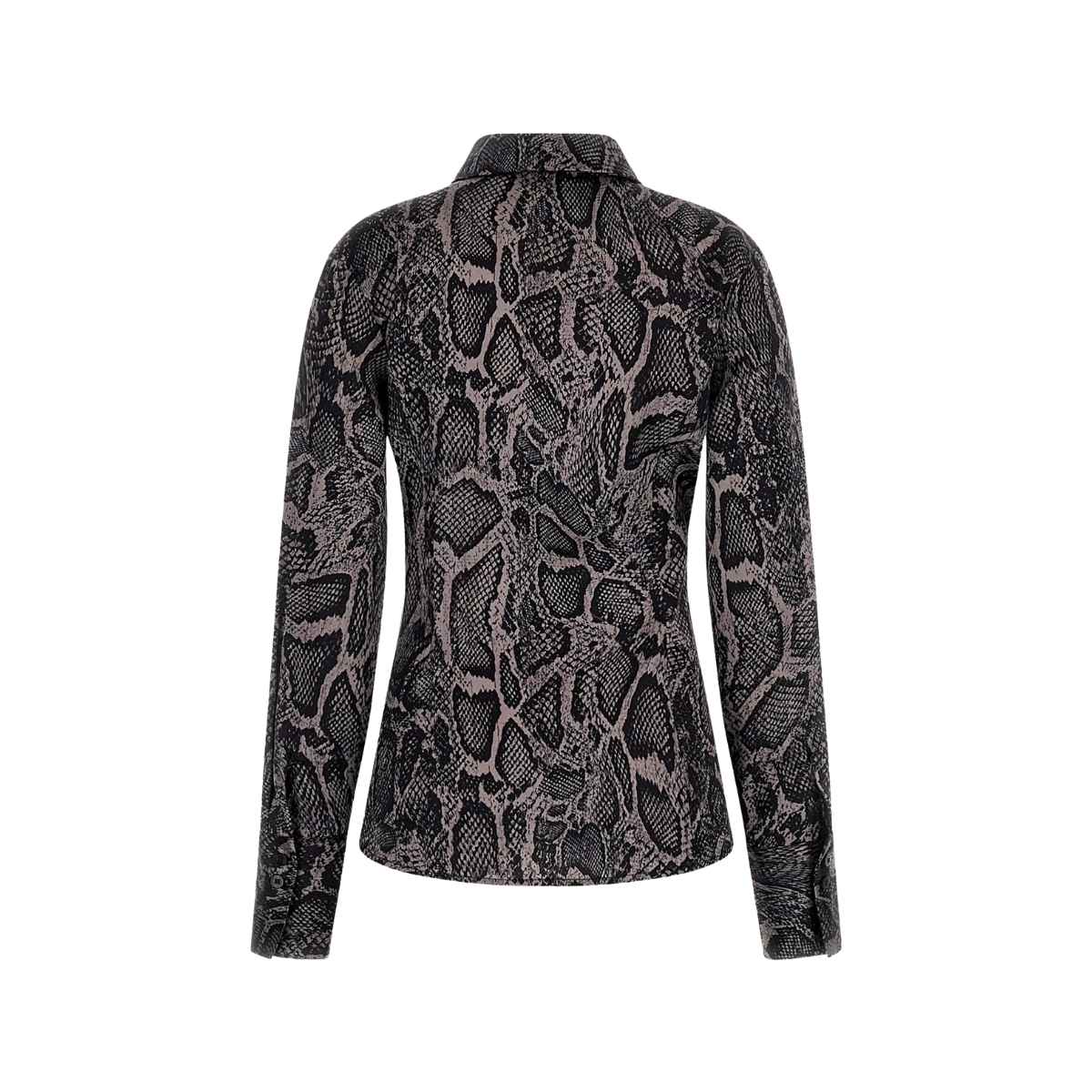 Guess Camicia Fernanda Manica Lunga con Corsetto da donna