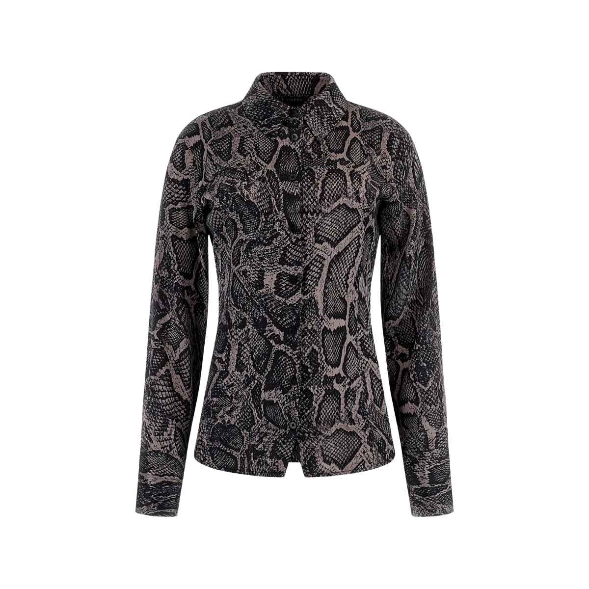 Guess Camicia Fernanda Manica Lunga con Corsetto da donna