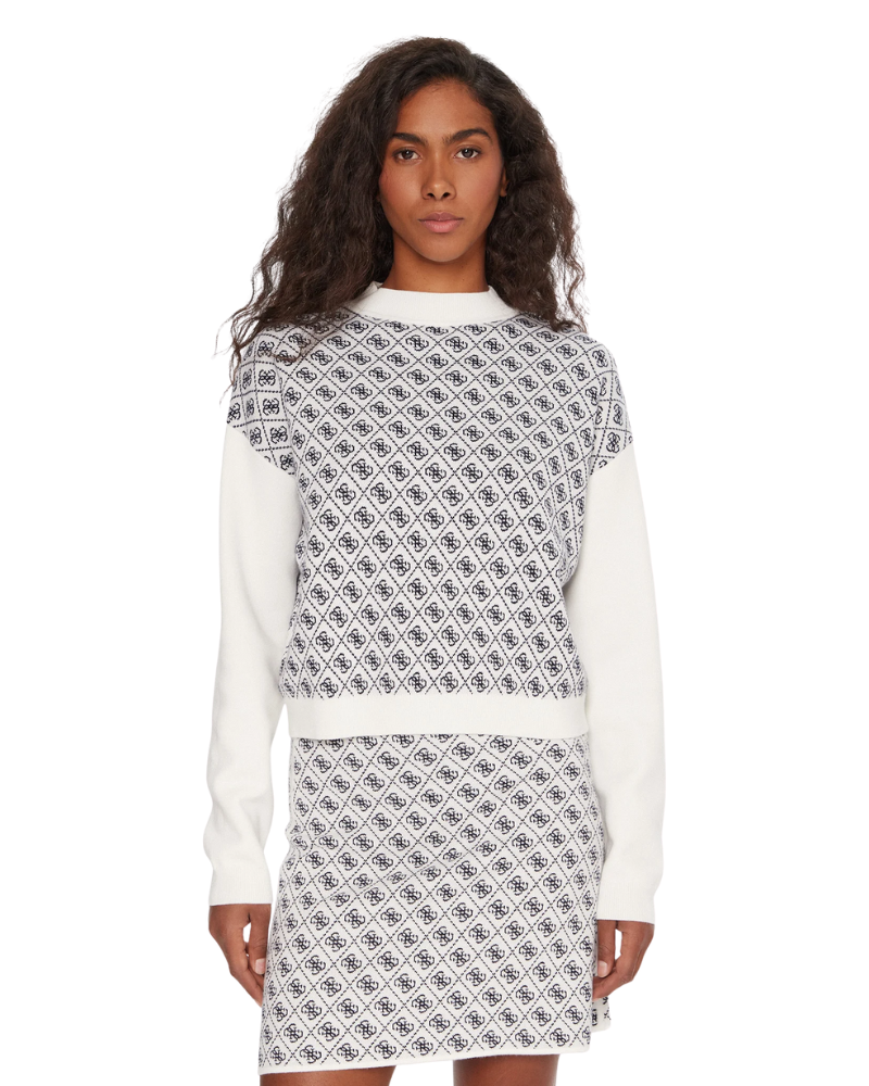 Guess Dolcevita Colore Bianco e Nero da Donna