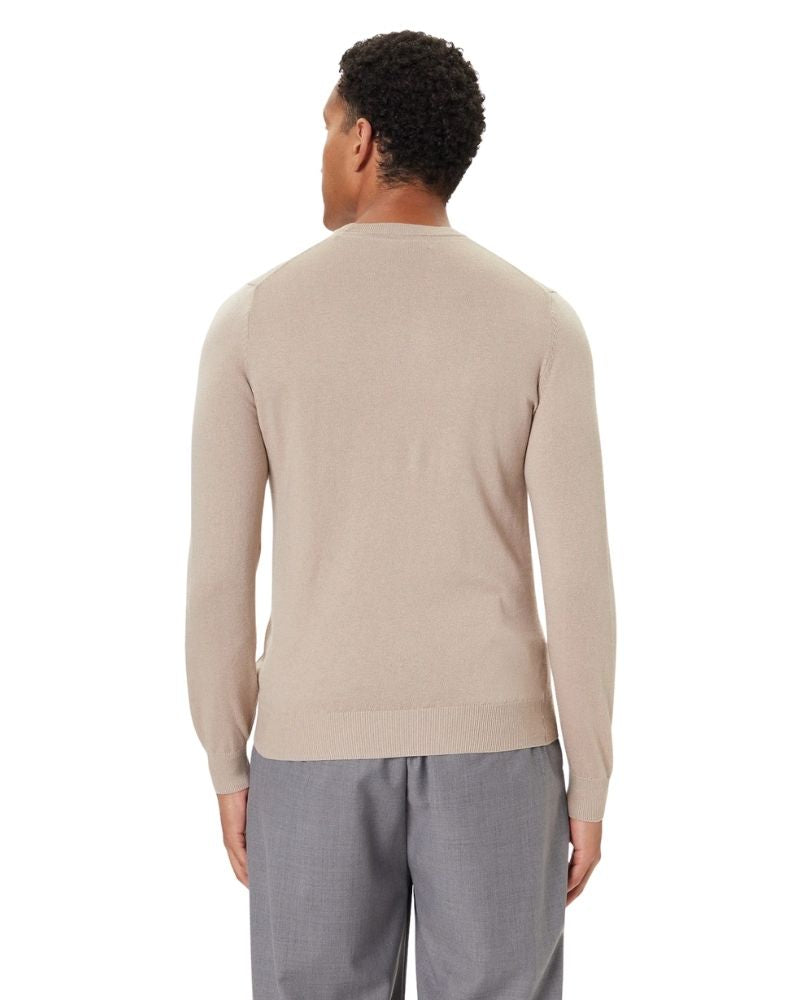 Guess Maglione Slim Fit Colore Beige da Uomo