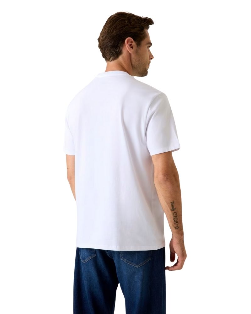 Guess T-shirt con Logo 4G Colore Bianco da Uomo
