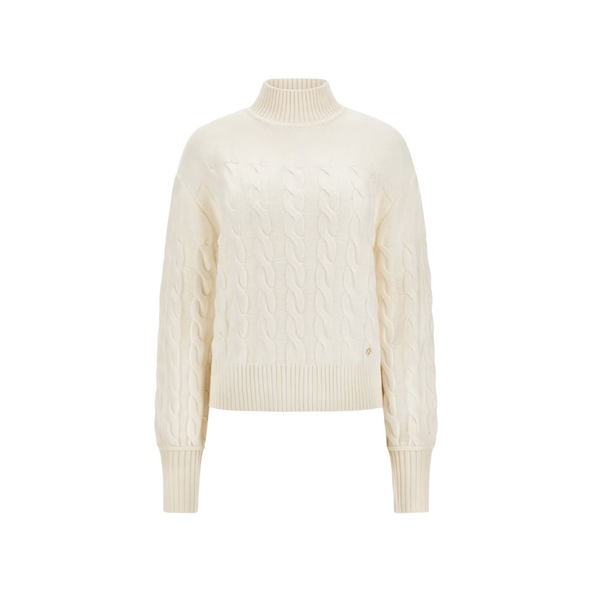 Guess Maglione in Misto Lana Colore Bianco da Donna