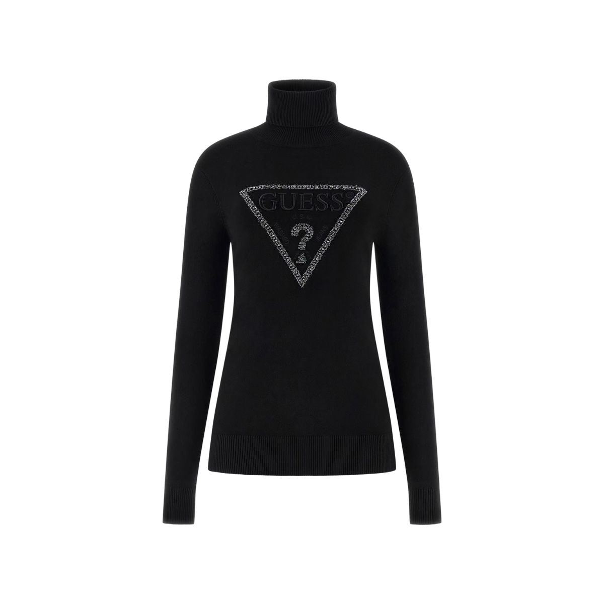 Guess Maglione collo Alto Colore Nero da Donna