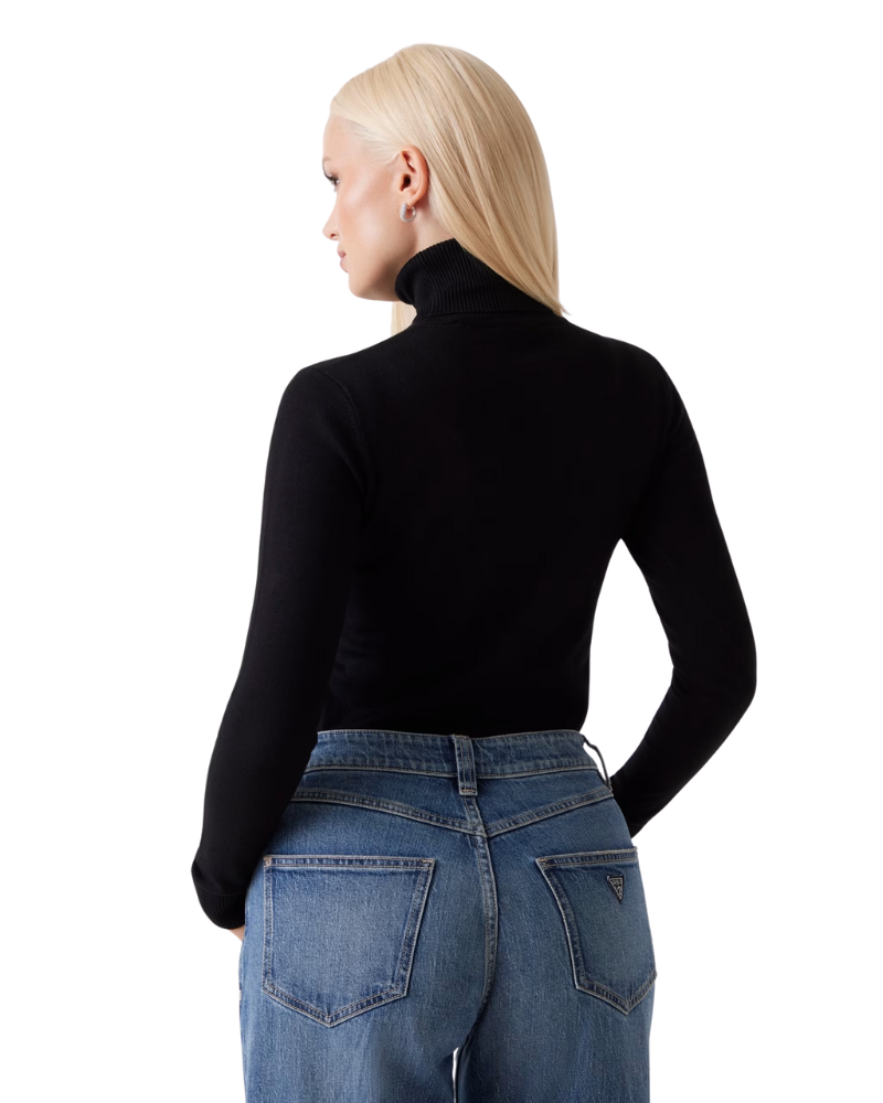 Guess Maglione collo Alto Colore Nero da Donna