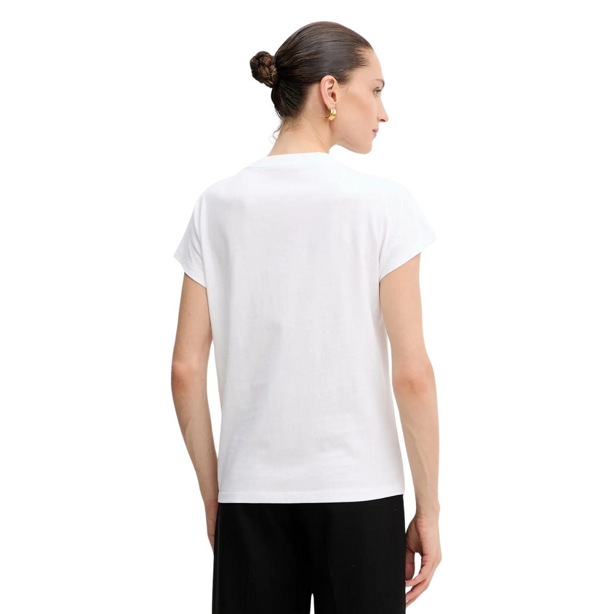 Guess T-Shirt in cotone Colore Bianco da Donna
