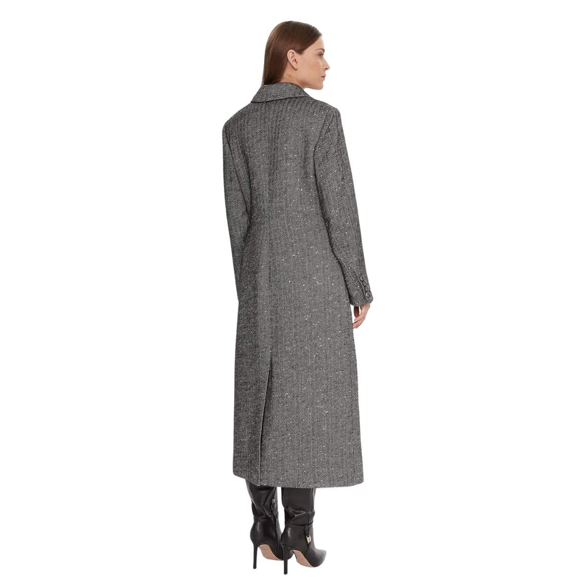 Guess Capotto Lungo Colore Grigio da Donna